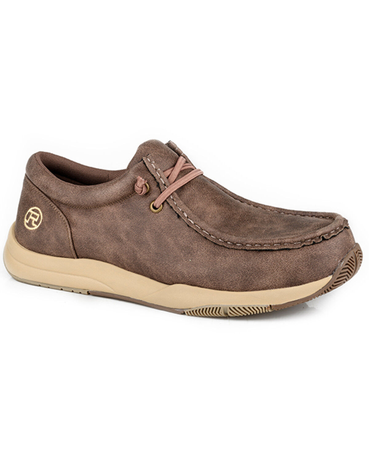 Image #1 - Roper Men's Clearcut Low Casual Shoes - Moc Toe, Brown, hi-res