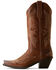 Image #2 - Ariat Women's Round Up Collins Western Boots - Snip Toe, Brown, hi-res