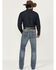 Image #3 - Blue Ranchwear Men's Dorado Wash Bronson Slim Straight Stretch Denim Jeans, Medium Wash, hi-res