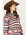 Image #2 - Ariat Women's Southwestern Serape Print Shacket - Plus , Multi, hi-res