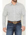 Image #3 - Gibson Trading Co Men's Kick Back Micro Floral Print Long Sleeve Button-Down Stretch Western Shirt - Big, White, hi-res