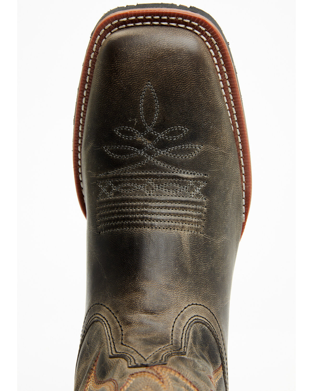 Image #6 - Laredo Men's 11" Performance Western Boots - Broad Square Toe, Grey, hi-res