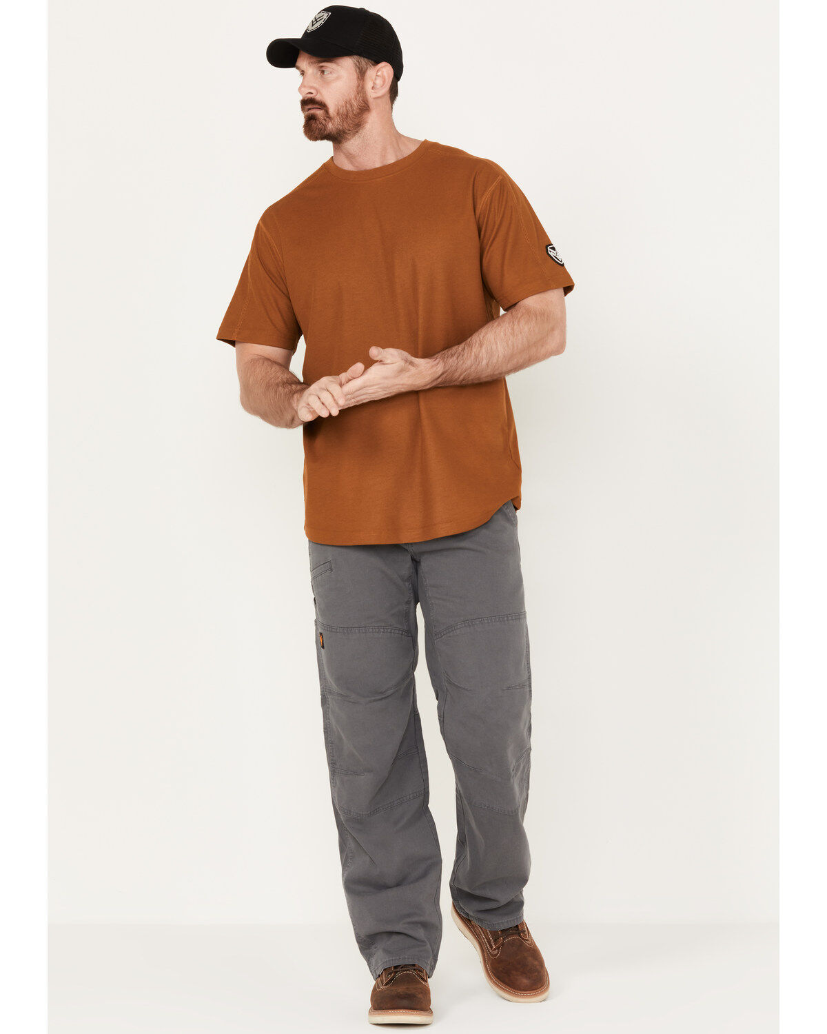Image #1 - Hawx Men's Santiago Double Front Logger Stretch Work Pants, , hi-res