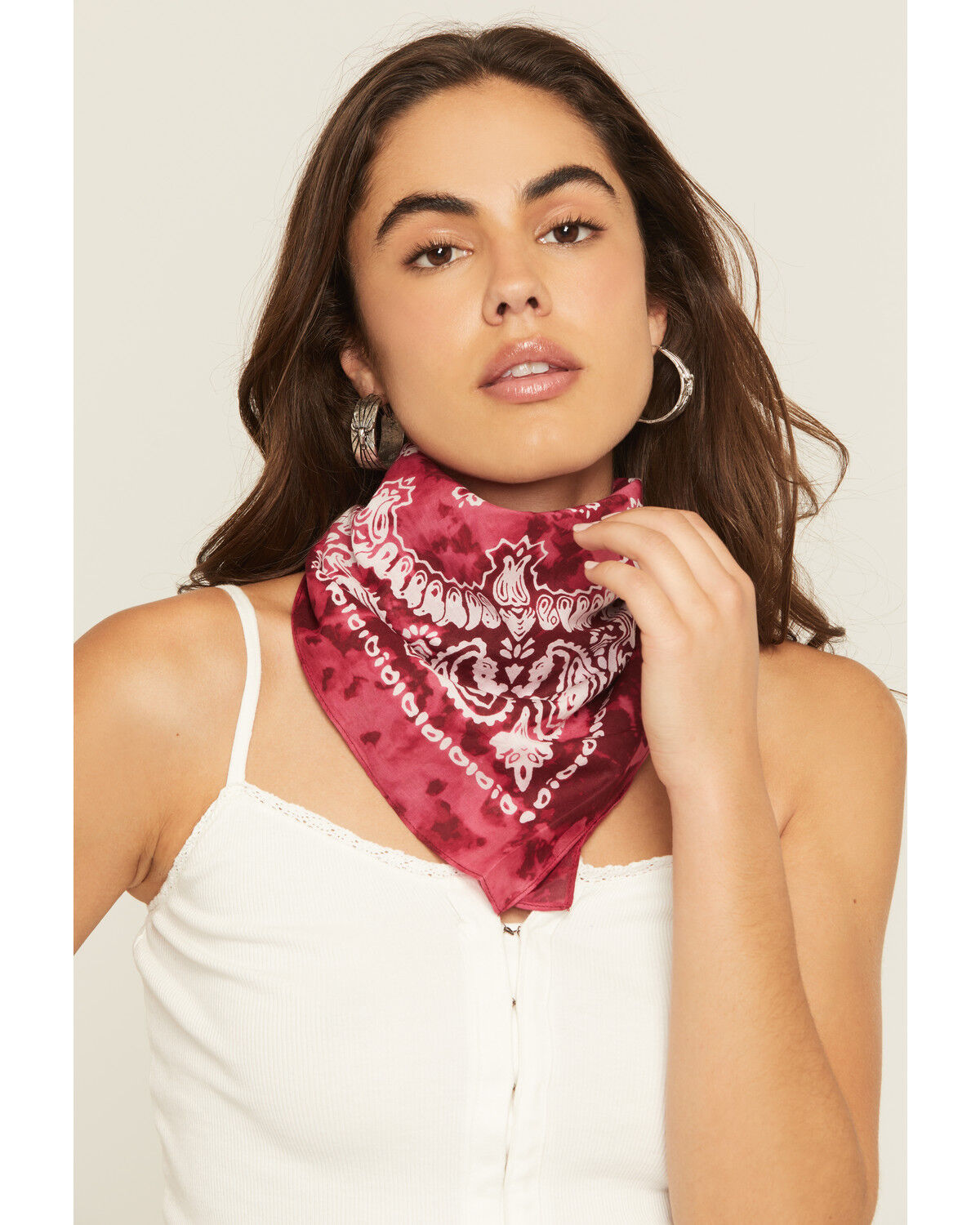 Idyllwind Women's Qualynn Bandana, Red, hi-res