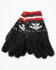 Image #1 - Idyllwind Women's Rialto Thunderbird Southwestern Print Gloves, Black, hi-res