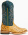 Image #2 - Horse Power Men's Saddle Ranch Ostrich Print Tall Western Boots - Broad Square Toe, Tan, hi-res
