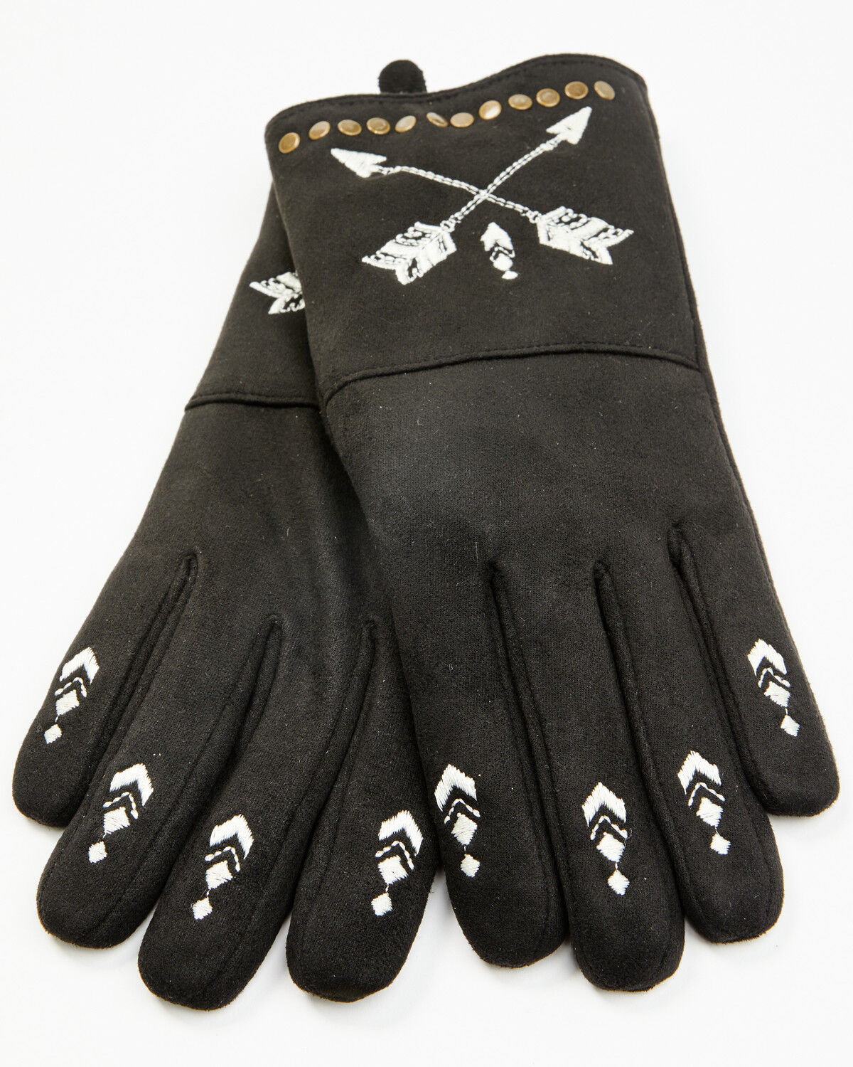 Idyllwind Women's Haley Cross Arrow Gloves, Black, hi-res
