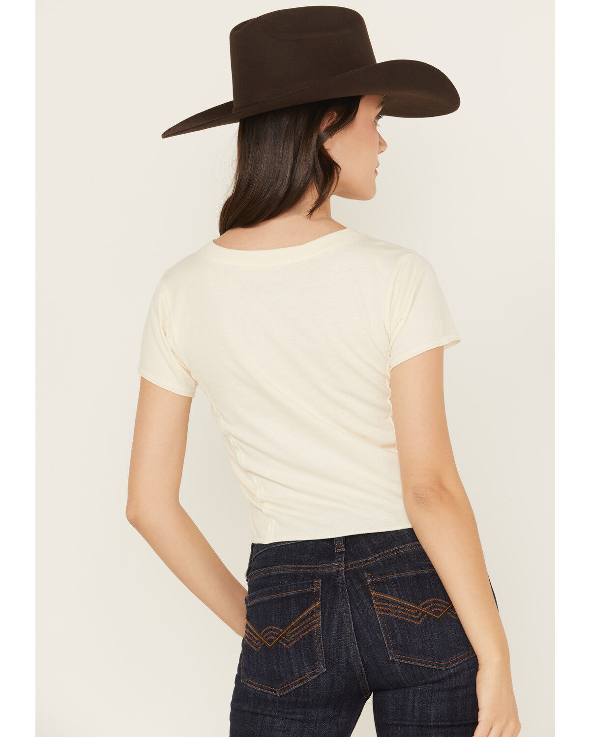 Image #4 - Cleo + Wolf Women's Easton Country Truck Short Sleeve Graphic Tee, Ivory, hi-res