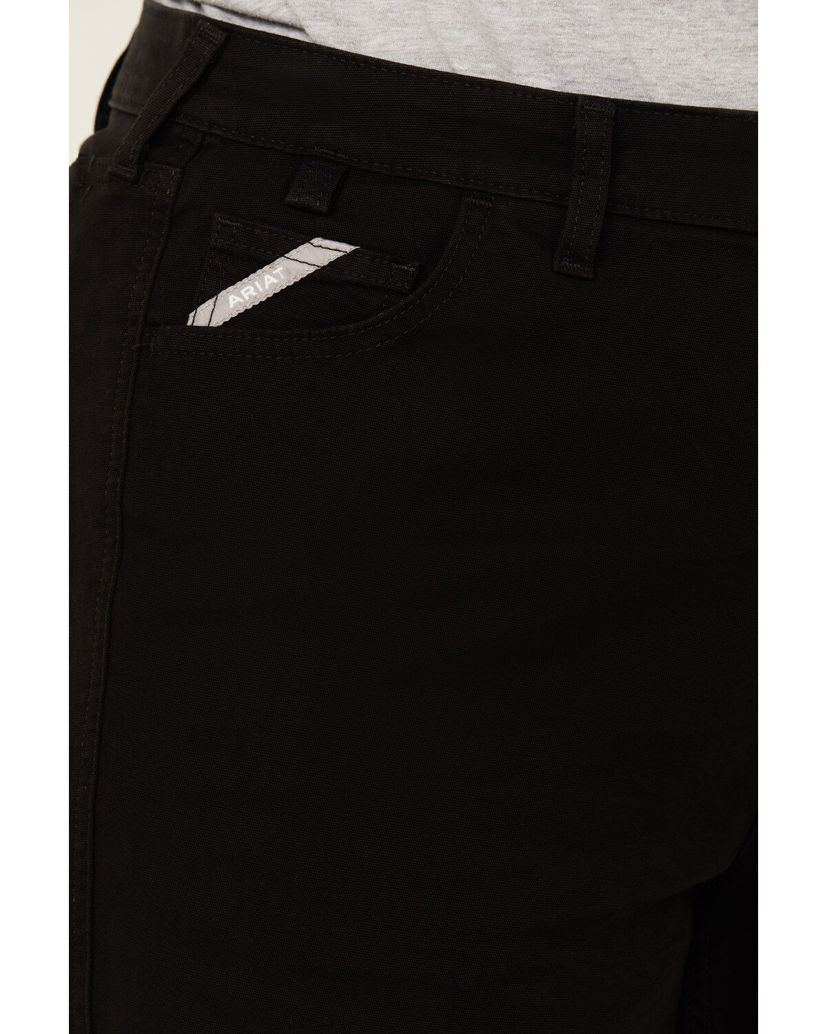 Image #2 - Ariat Women's Rebar PR Made Tough Straight Stretch Work Pants - Plus, Black, hi-res