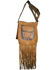 Image #2 - Kobler Leather Women's Beaded Shoulder Bag, Tan, hi-res