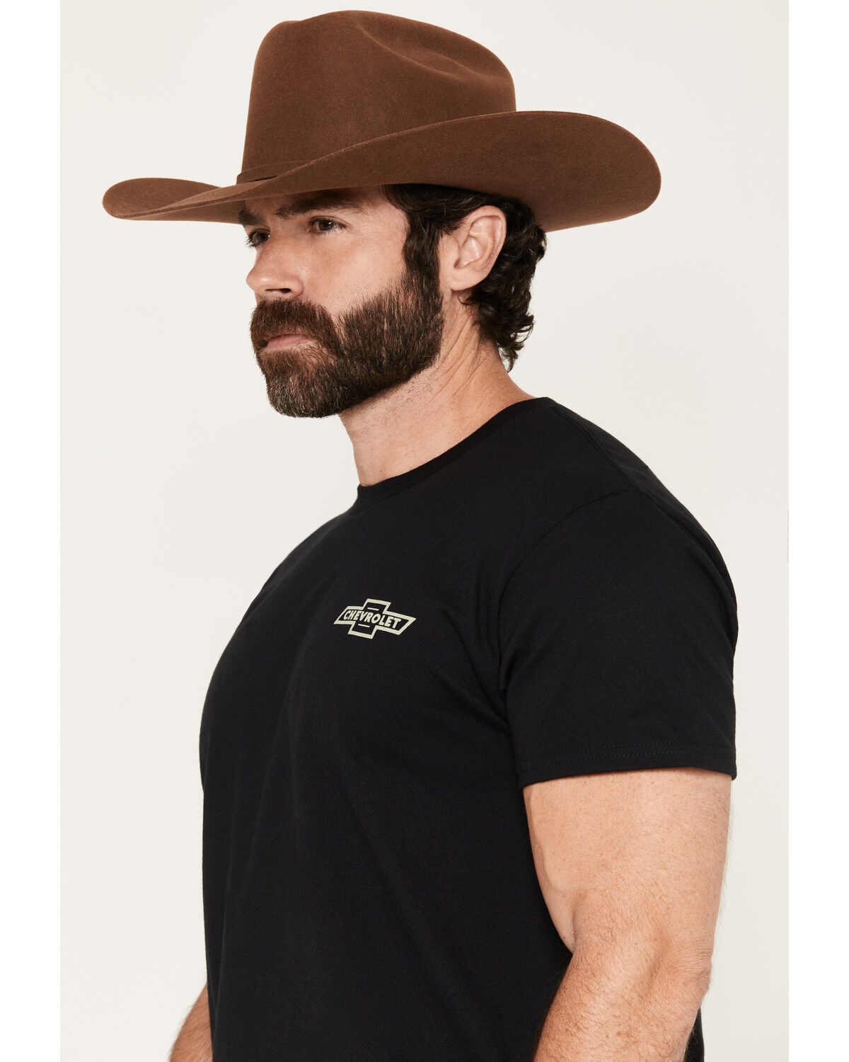 Image #3 - Chevy Men's American Classic Short Sleeve Graphic T-Shirt - Big, Black, hi-res