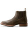 Image #2 - Ariat Men's Hybrid Low Boy Chelsea Boots - Broad Square Toe , Brown, hi-res