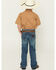 Image #1 - Wrangler Retro Little Boys' Medium Wash Bowden Relaxed Bootcut Stretch Denim Jeans, Medium Wash, hi-res