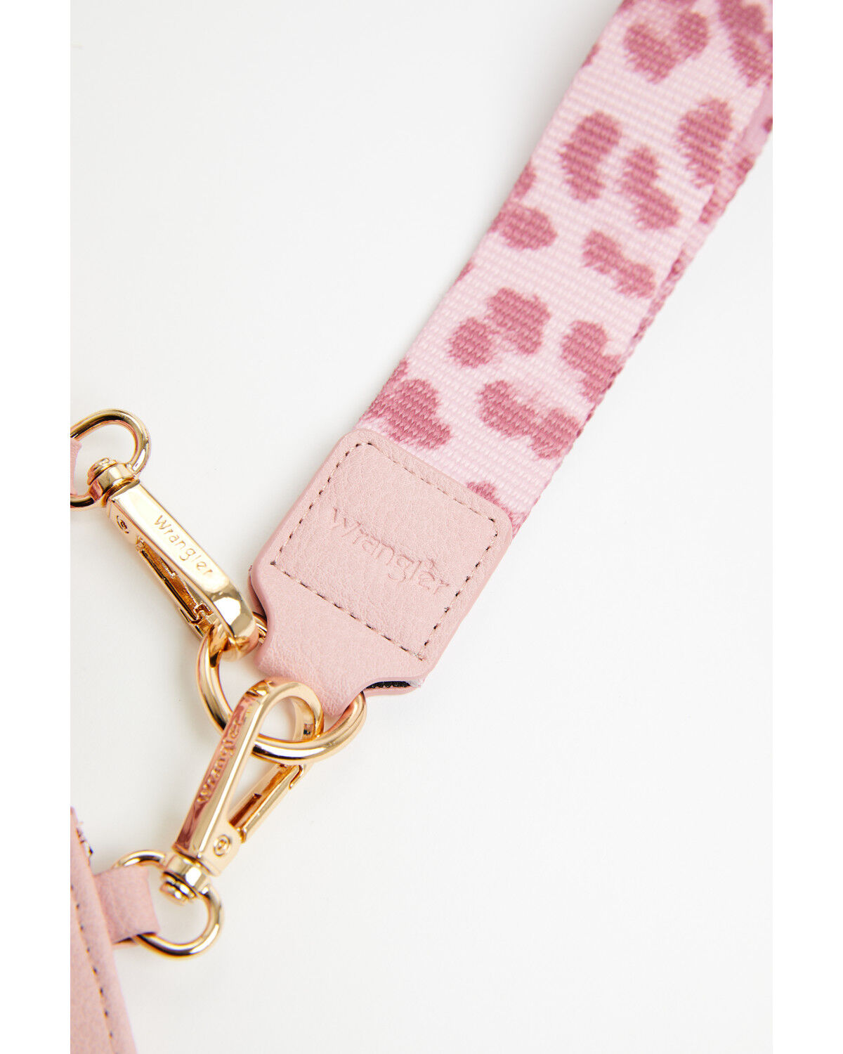 Image #4 - Wrangler X Boot Barn Women's Leopard Print Keychain Wallet, Pink, hi-res