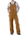 Image #1 - Carhartt Men's Loose Fit Firm Duck Bib Overalls , Brown, hi-res