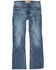 Image #2 - Wrangler 20X Little Boys' Wright 42 Vintage Bootcut Stretch Denim Jeans , Blue, hi-res