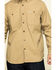 Image #4 - Carhartt Men's Rugged Flex Rigby Long Sleeve Work Shirt - Tall, Beige/khaki, hi-res