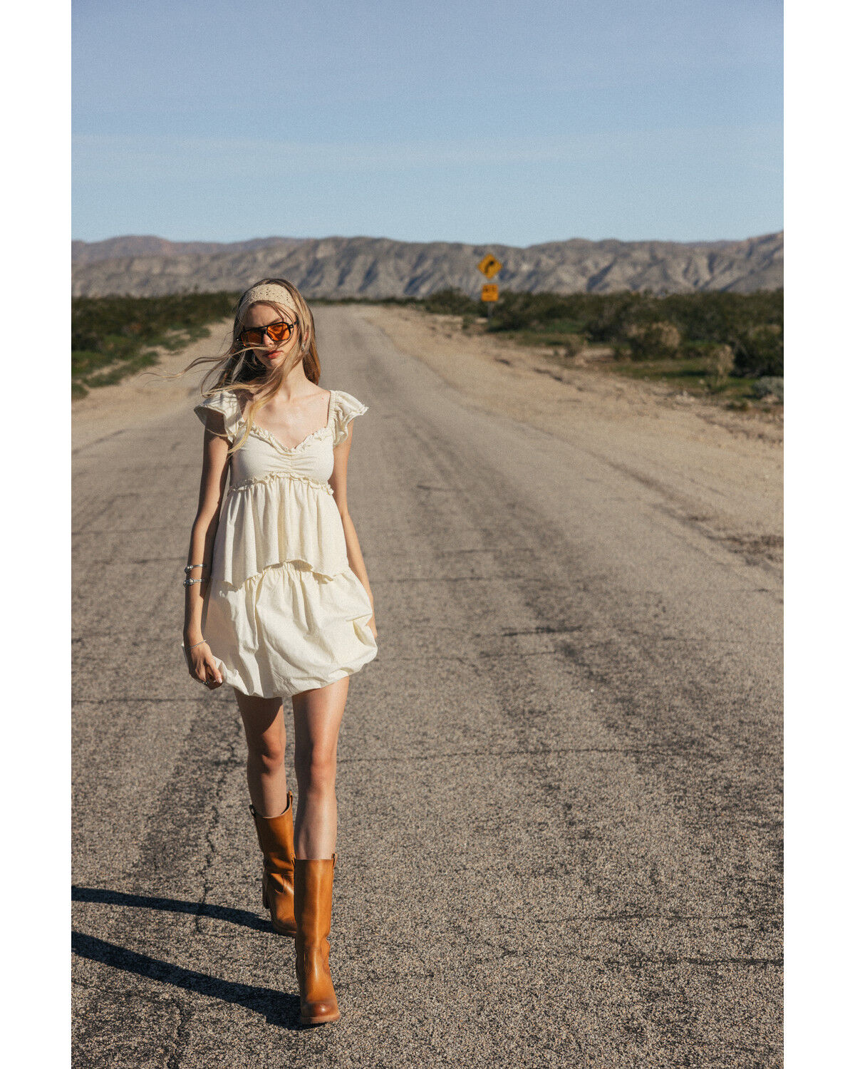 Image #1 - Cleo + Wolf Women's Flutter Solid Sleeveless Shirt, Ivory, hi-res