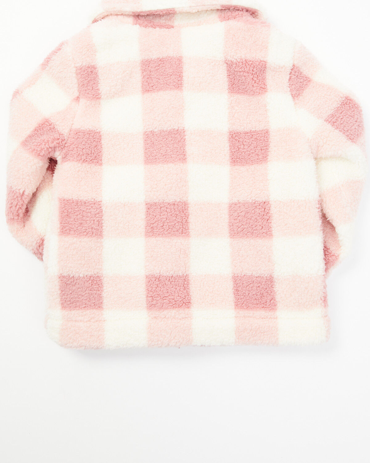 Image #3 - Urban Republic Infant Girls' Plaid Print Snap Shacket, Pink, hi-res