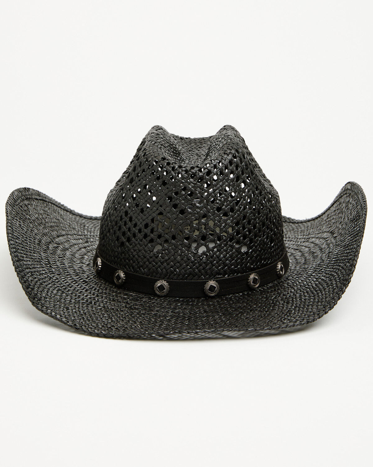 Image #1 - Idyllwind Women's Shelby Straw Cowboy Hat, Black, hi-res