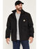 Image #1 - Carhartt Men's Shoreline Storm Defender Loose Heavyweight Zip-Front Work Jacket, Black, hi-res