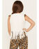 Image #4 - Shyanne Girls' Fringe Lace Vest, Cream, hi-res