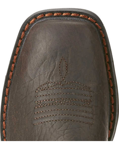 Image #8 - Ariat Youth Boys' Workhog Bruin Western Boots, Brown, hi-res