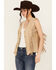 Image #1 - Scully Women's Fringe Suede Vest, Tan, hi-res