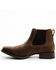 Image #3 - Ariat Men's Booker Ultra Chelsea Boots - Square Toe, Brown, hi-res