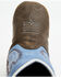 Image #7 - Boot Barn Infant Kid's Carter Poppets - Round Toe, Blue, hi-res