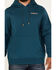 Image #3 - RANK 45&reg; Men's Lasso Southwestern Print Graphic Hooded Sweatshirt, Dark Teal, hi-res