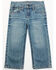 Image #1 - Cody James Boys' Hamshackle Wash Relaxed Bootcut Stretch Denim Jeans, Light Wash, hi-res