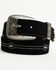 Image #1 - Cody James Men's Farrowe Southwestern Suede Belt, Black, hi-res
