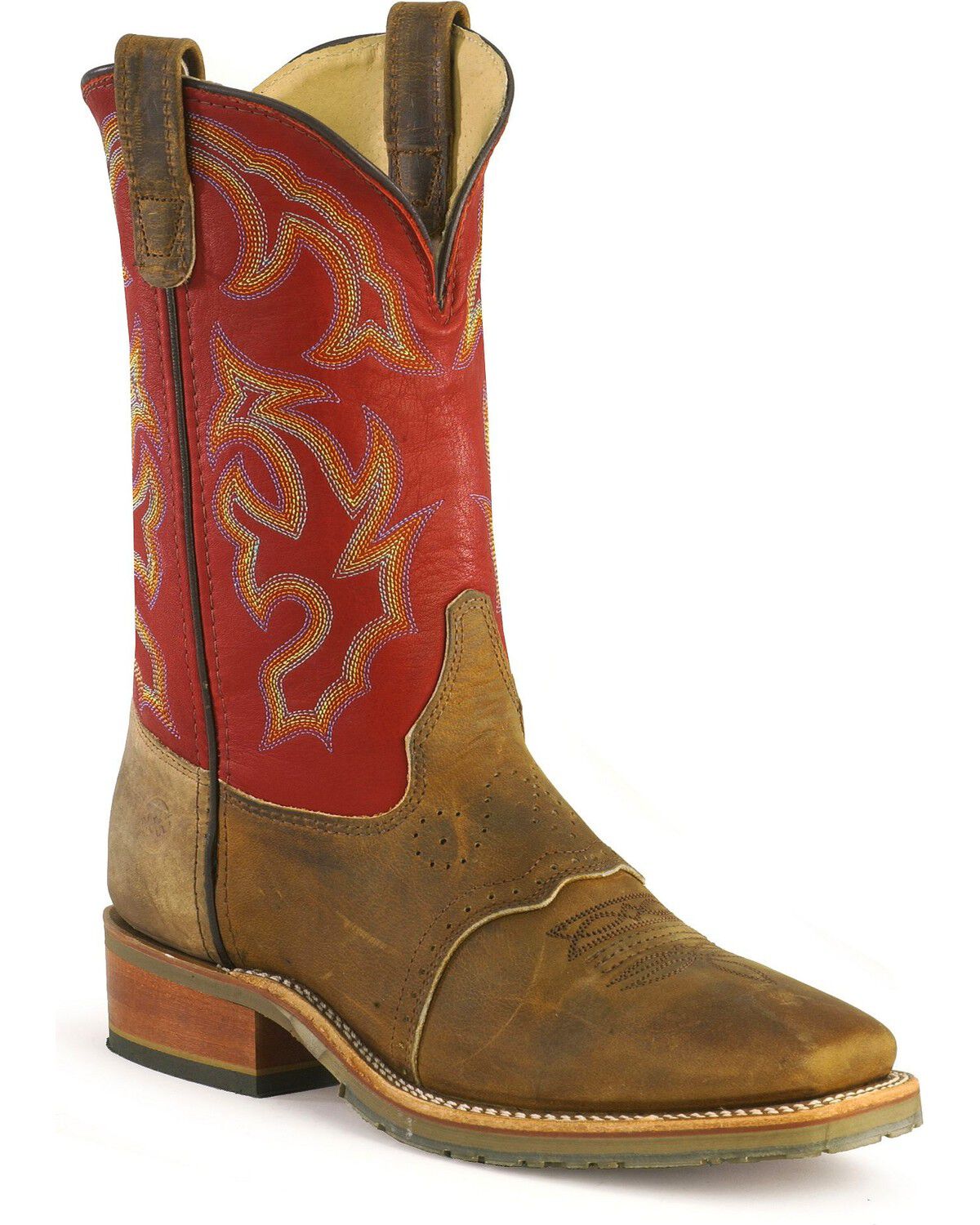 Double-H Men's Western Work Boots, Golden Tan, hi-res