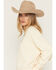 Image #2 - Kimes Ranch Women's Lexi Logo Embroidered Crewneck, Cream, hi-res