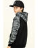 Image #2 - Ariat Boys' Digi Camo Patriot Hooded Sweatshirt, Grey, hi-res