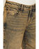 Image #2 - Miss Me Women's Vintage Mid Rise Baggy 32" Wide Leg Stretch Denim Jeans, Medium Wash, hi-res