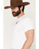 Image #2 - Cody James Men's USA Eagle Embroidered Short Sleeve Graphic T-Shirt, White, hi-res