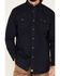 Image #3 - Ariat Men's FR Featherlight Long Sleeve Button Down Work Shirt - Tall , Navy, hi-res