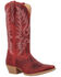 Image #1 - Durango Women's Shyloh Western Boots - Snip Toe, Red, hi-res