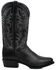 Image #2 - Dan Post Men's Elko 13" Distressed Western Boots - Medium Toe, Black, hi-res