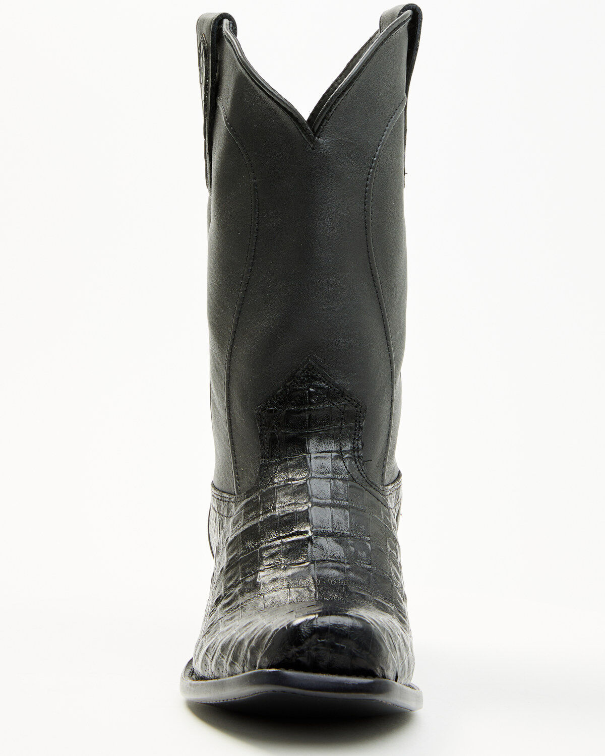 Image #4 - Cody James Black 1978&reg; Men's Mason Exotic Caiman Belly Western Boots - Square Toe, Black, hi-res