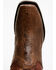 Image #6 - Dan Post Men's Exotic Water Snake Western Boots - Square toe, Chocolate, hi-res