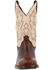 Image #4 - Durango Men's Westward Performance Western Boots - Square Toe , Chocolate, hi-res