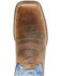 Image #6 - Durango Men's Brown Westward Western Performance Boots - Broad Square Toe, Brown, hi-res