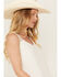 Image #2 - Shyanne Women's Lace Trim Cami, Off White, hi-res