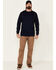 Image #2 - Ariat Men's FR Crew Neck Long Sleeve Shirt, Navy, hi-res