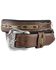 Image #1 - Cody James Men's Ribbon Inlay Leather Belt  , Black, hi-res