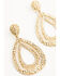 Image #2 - Shyanne Women's Rosa Lane Tear Drop Earrings, Gold, hi-res