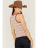 Image #4 - RANK 45&reg; Women's Southwestern Stripe Henley Tank Top, Rust Copper, hi-res